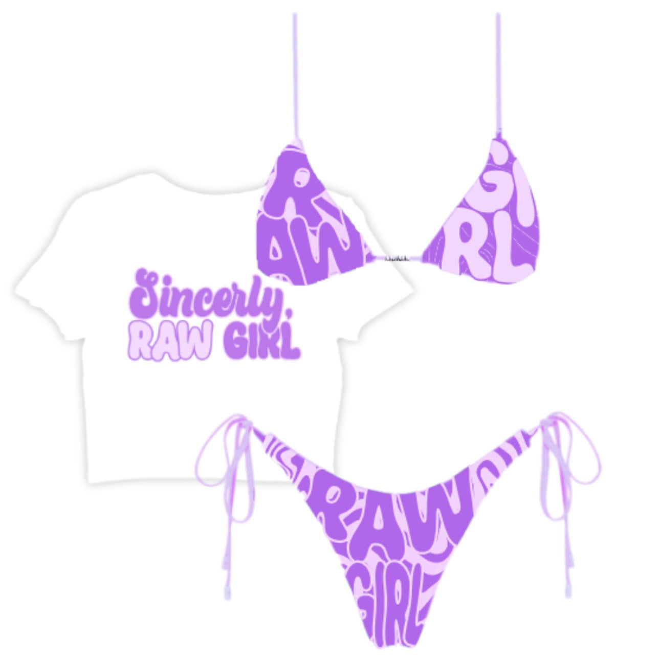 Purple “RG” Bikini